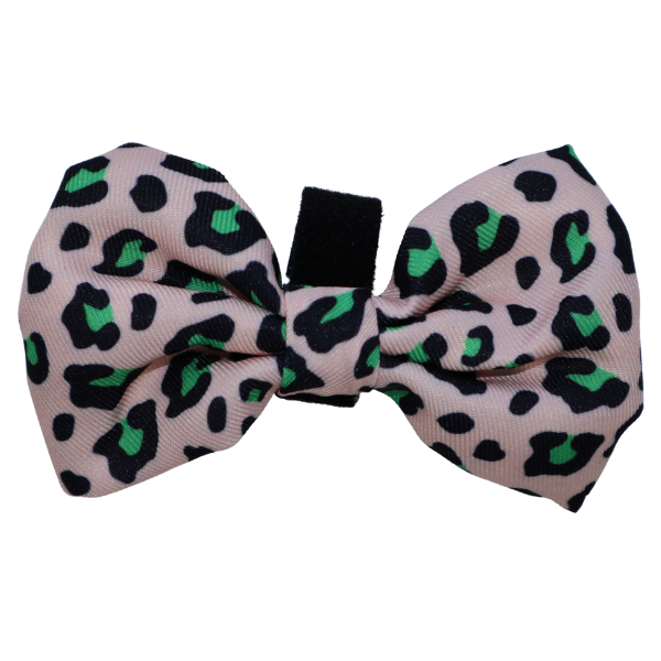 Neon Leopard Bow Tie
