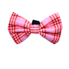 Red / Pink Tartan Bow Tie