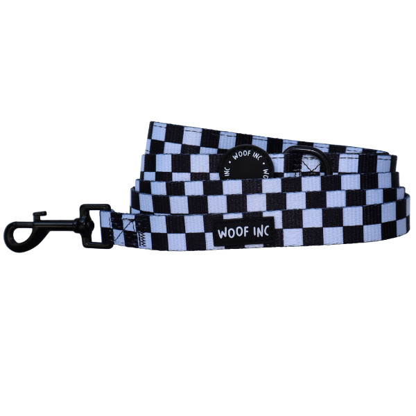 SECONDS Skater Pup Checkerboard Lead