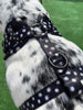 Black Daisy Adjustable Dog Harness