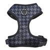 Load image into Gallery viewer, Black Houndstooth Adjustable Dog Harness
