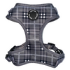 Black  / Grey Tartan Dog Harness Bundle