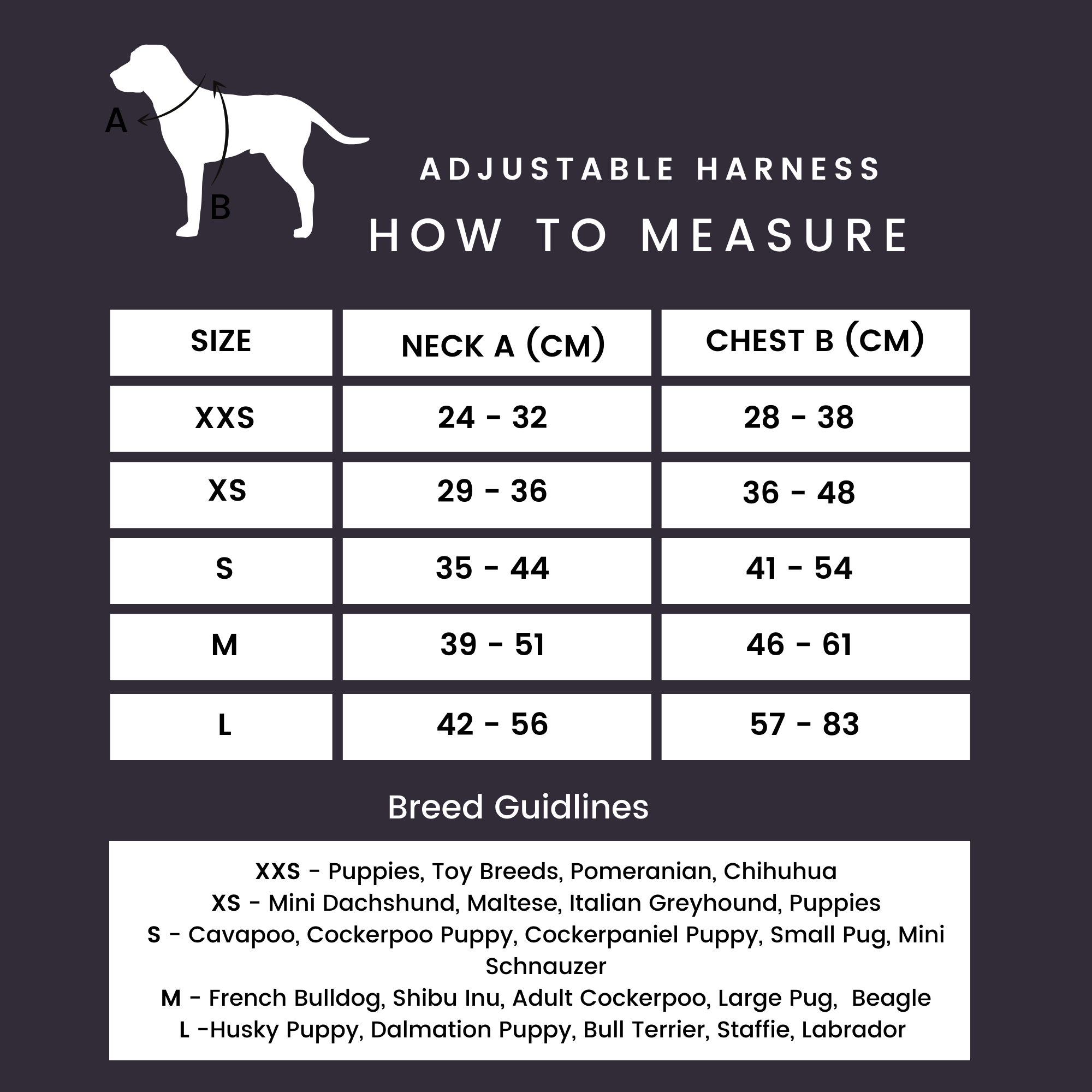 Midnight Leopard Black Adjustable Dog Harness