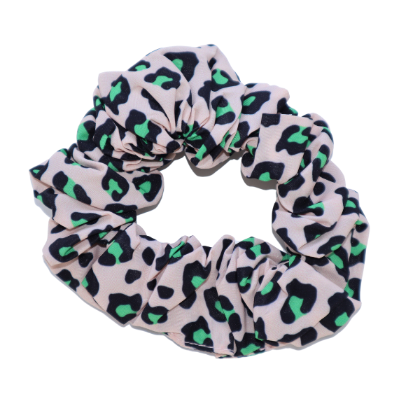 Neon Leopard Scrunchie