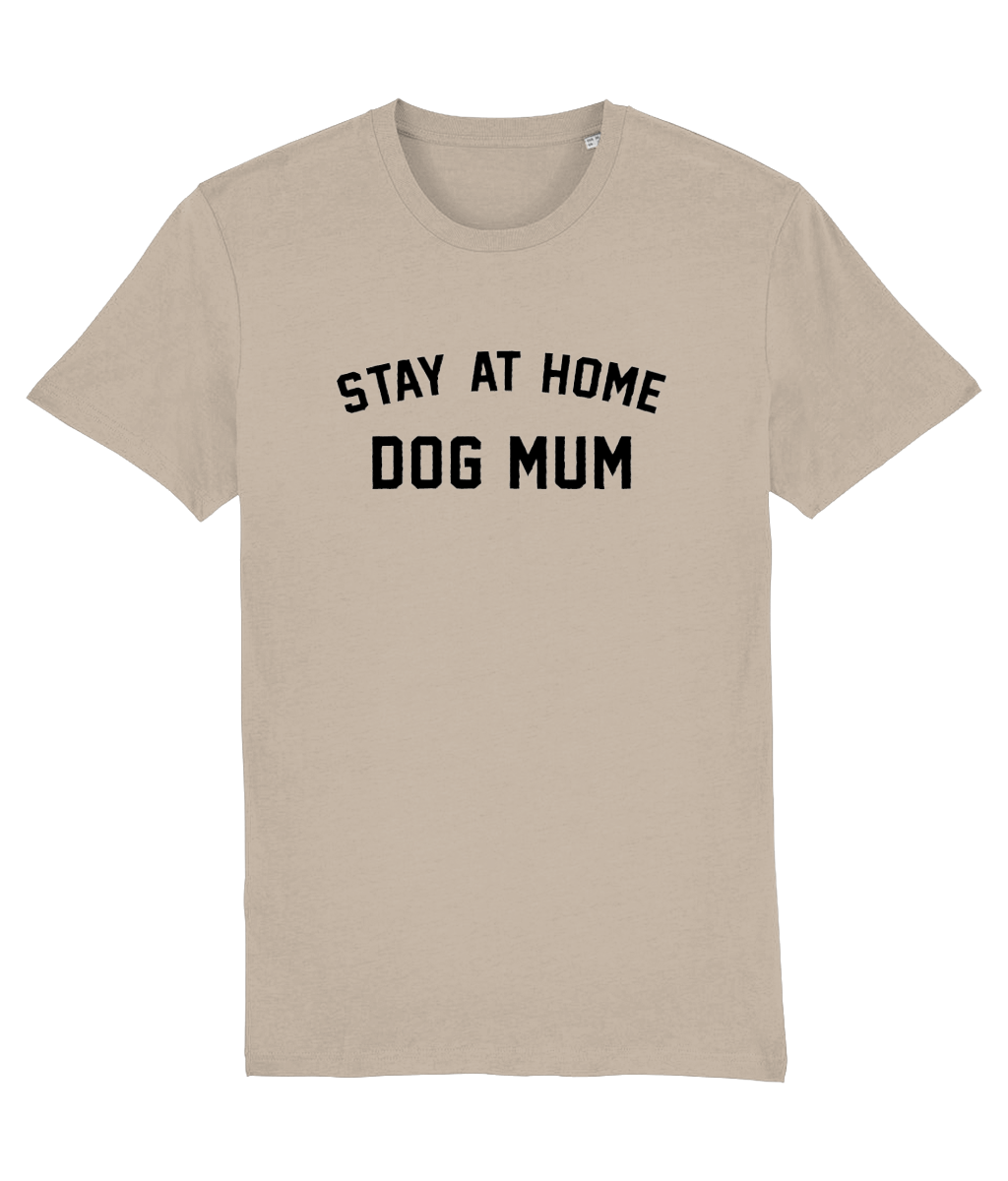 Stay at Home Dog Mama Printed T-Shirt