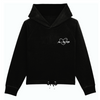 Me & My Dogs Embroidered Cropped Hoodie