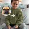 Custom Pet Portrait Hoodie For Children