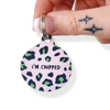 Load image into Gallery viewer, Neon Leopard ID Tag