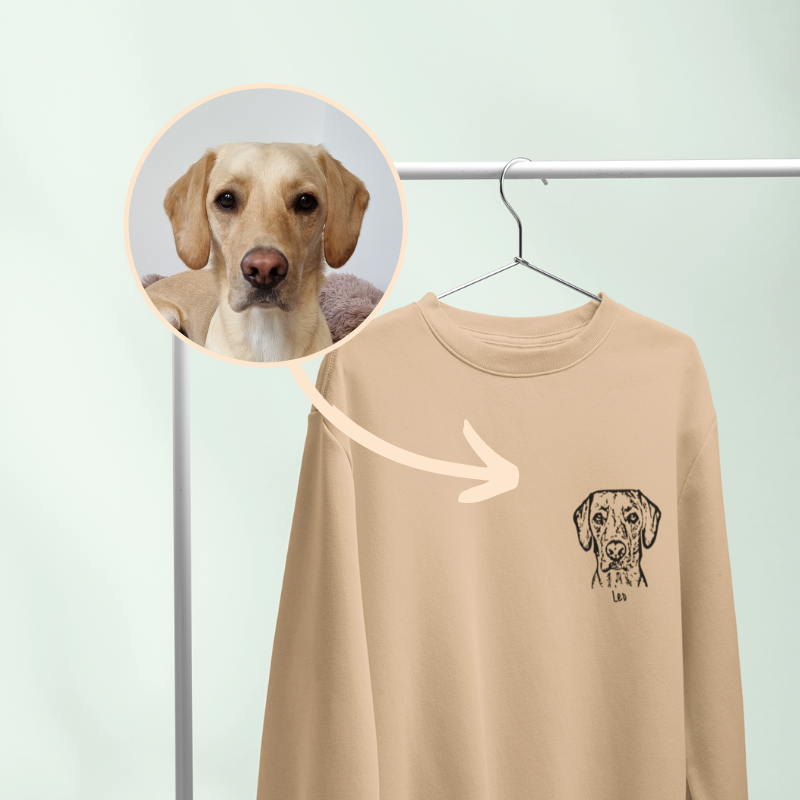 Custom Pet Portrait Sweatshirt